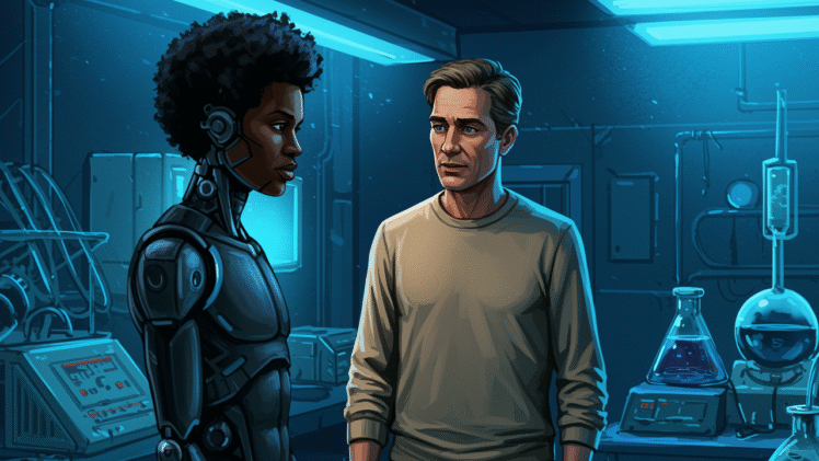 Sztuczna Pasja: Miłość z Androidem o Afrykańskiej Urodzie