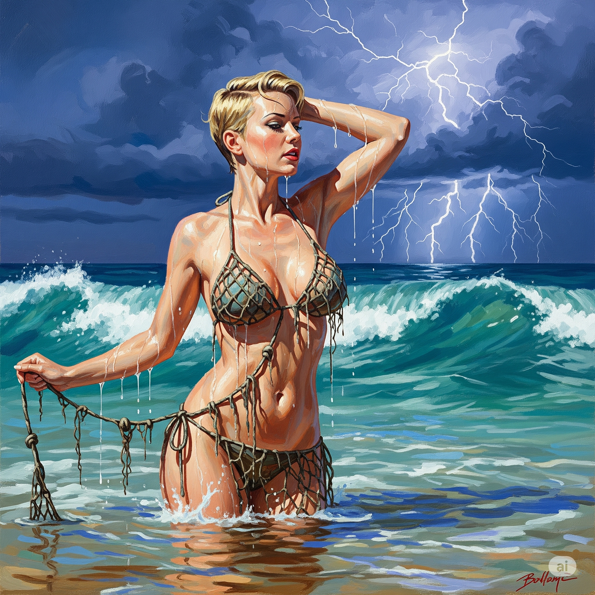 Siren’s Call – Syreny Plaża Sztorm Burza – Galeria Sztucznych Dziewczyn