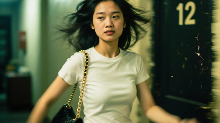 ,”expression”: „glancing towards the viewer”,”face”: ,”clothing”: ,”accessories”: },”visual_effects”: ,”bokeh”: ,”film_grain”: ,”digital_noise”