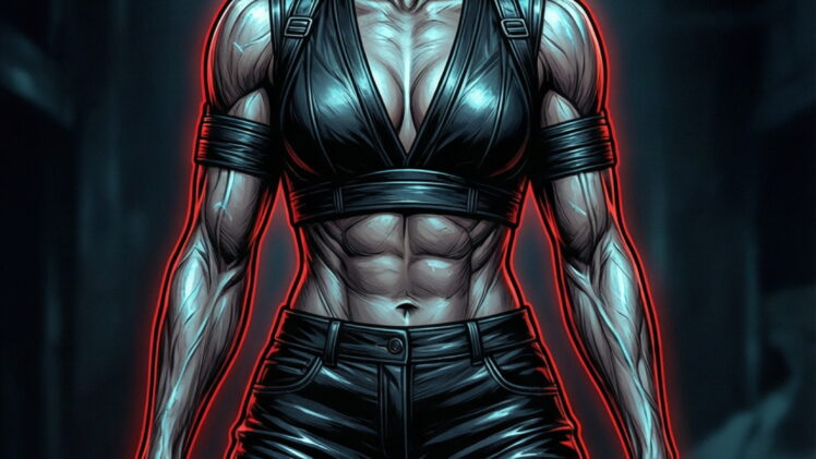 High-contrast cinematic neo-noir illustration, graphic novel realism style.Sharp vector-like linework with clean, bold edges.Dramatic dual-tone lighting creating a