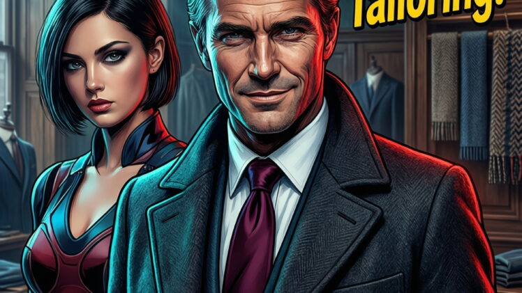 High-contrast cinematic neo-noir illustration, graphic novel realism style.Sharp vector-like linework with clean, bold edges.Dramatic dual-tone lighting creating a