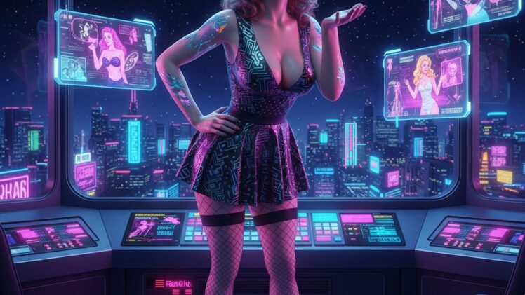 Sztuczne dziewczyny jako futurystyczne pin-up girls – retro seksapil w cyfrowej erze