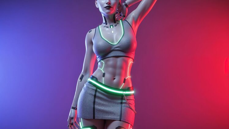 Krótkie topy i mikrospódnice – esencja stylu androidów