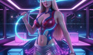 Erotyczne androidy – zanurz się w futurystycznej fantazji z seksowną piratką