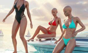 Słońce, pasja i chicas en bikini – minimalistyczne stroje kąpielowe pełne seksapilu