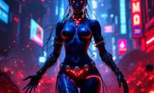 Kali w blasku neonów – hinduska bogini destrukcji jako cybernetyczna uwodzicielka