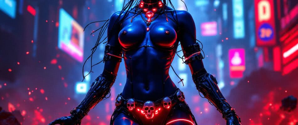 Kali w blasku neonów – hinduska bogini destrukcji jako cybernetyczna uwodzicielka
