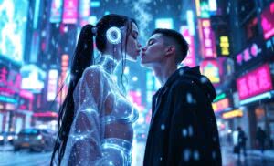 Yuki-onna – lodowa dama w holograficznym kimonie i bieli