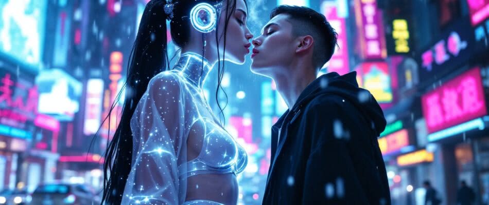 Yuki-onna – lodowa dama w holograficznym kimonie i bieli